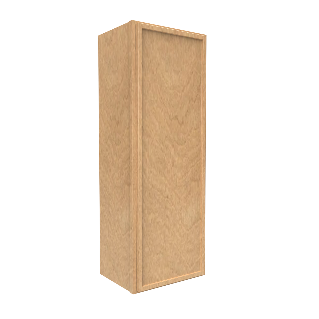 RTA - Slim Shaker Karamel - 42" Height Single Door Wall Cabinets - 15"W x 42"H x 12"D