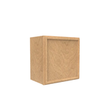 RTA - Slim Shaker Karamel - 18"Height Single Door Wall Cabinets - 18"W x 18"H x 12"D