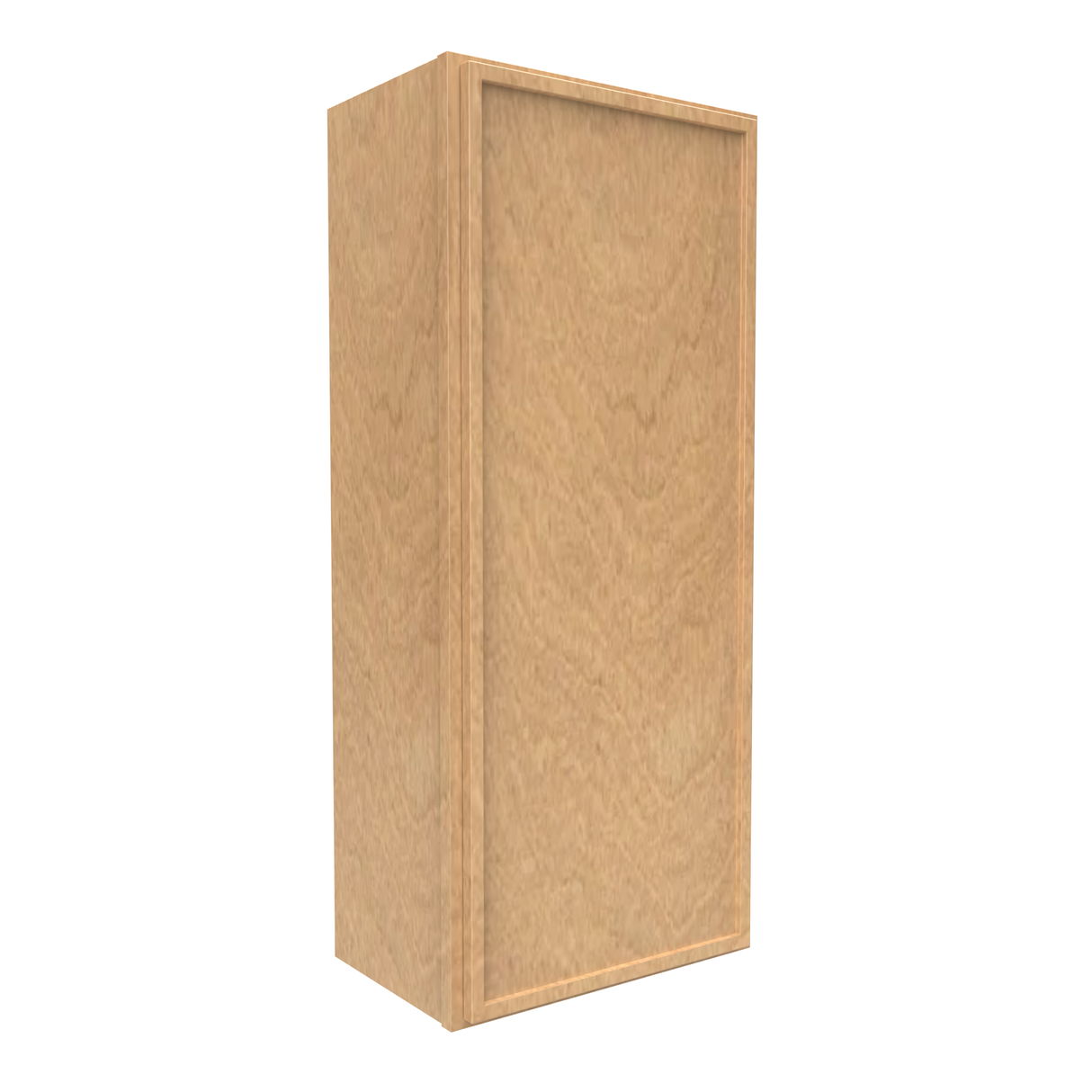 RTA - Slim Shaker Karamel - 42" Height Single Door Wall Cabinets - 18"W x 42"H x 12"D