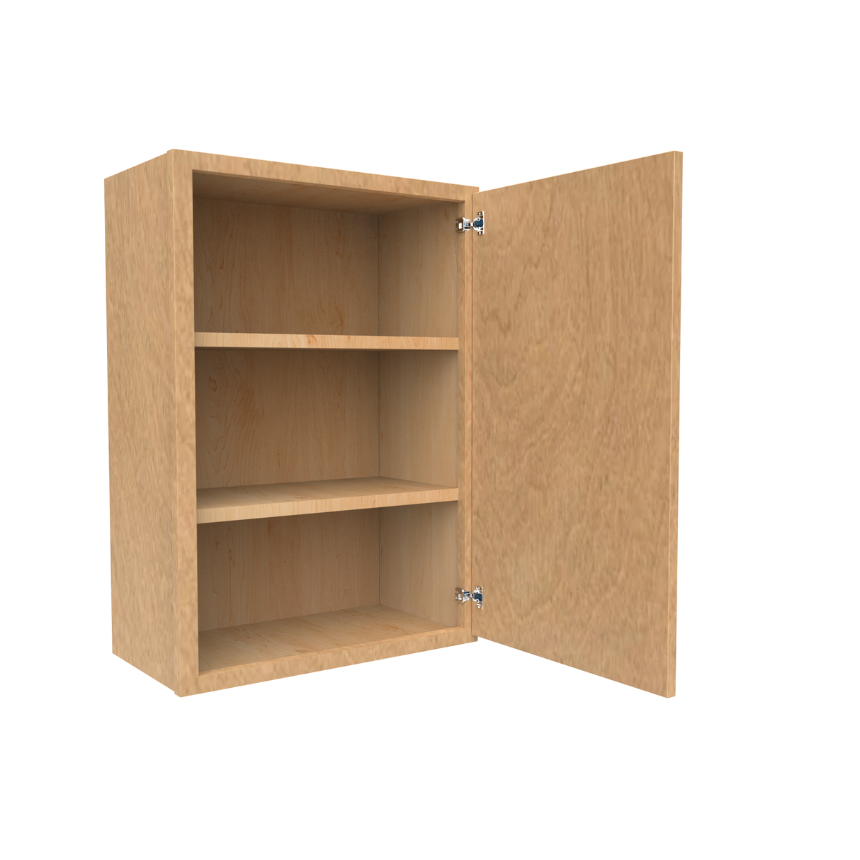 RTA - Slim Shaker Karamel - Single Door Wall Cabinet - 21"W x 30"H x 12"D