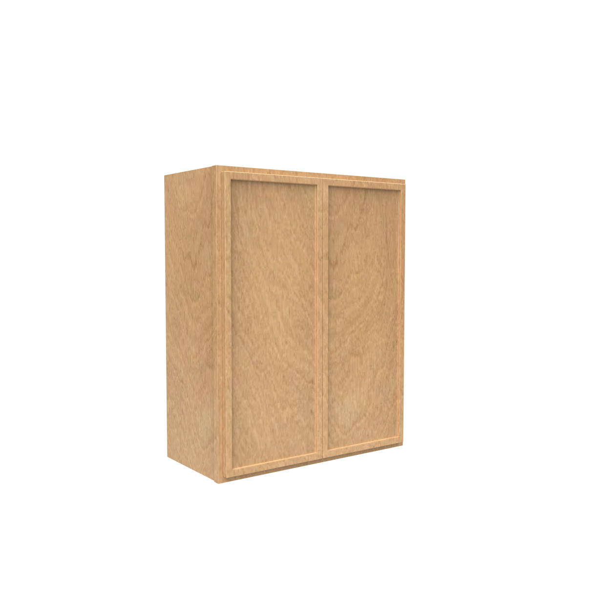 RTA - Slim Shaker Karamel - 30"Height Double Door Wall Cabinets - 24"W x 30"H x 12"D