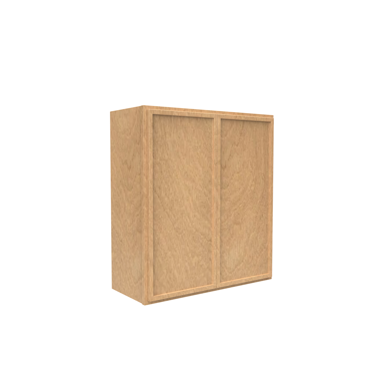 RTA - Slim Shaker Karamel - 30"Height Double Door Wall Cabinets - 27"W x 30"H x 12"D