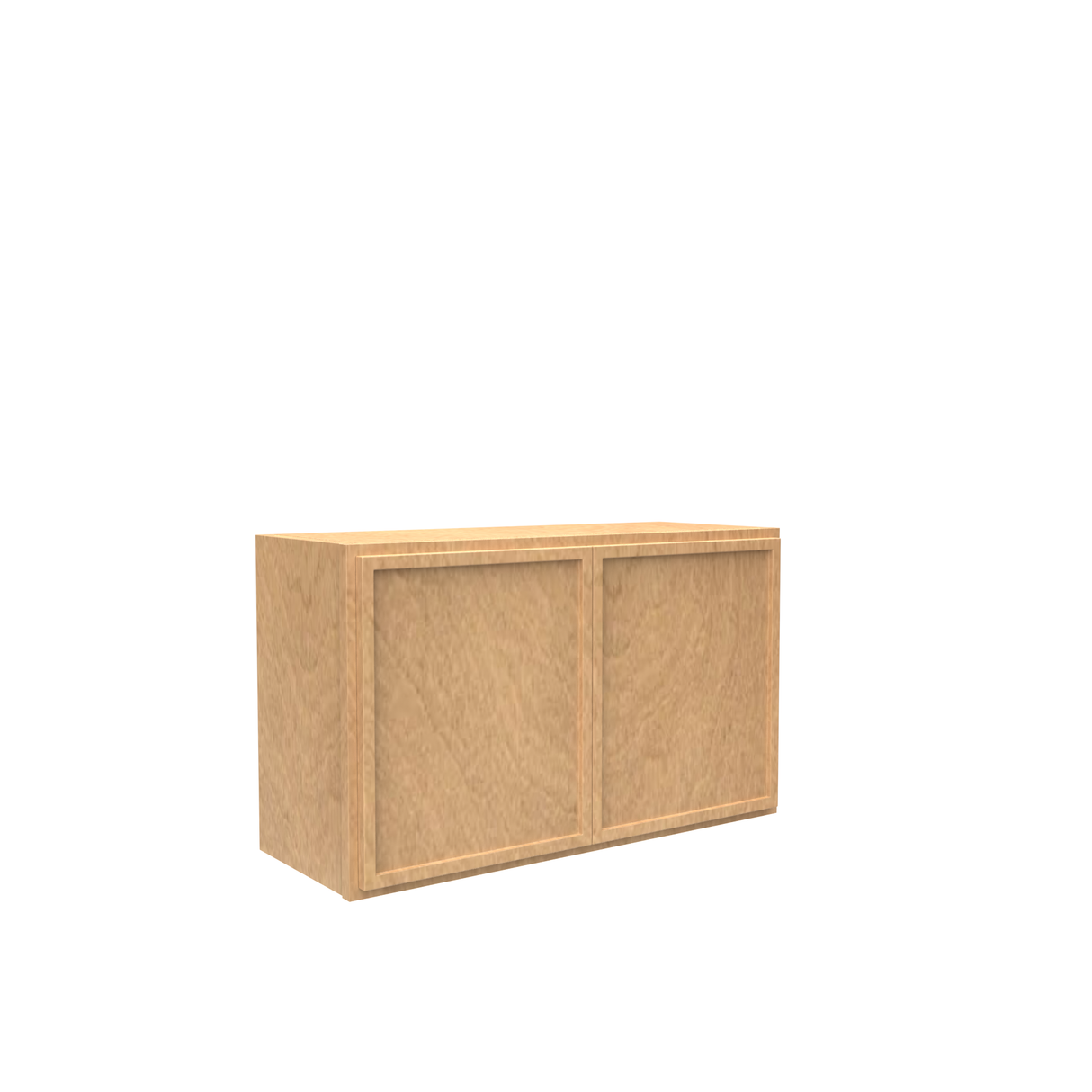 RTA - Slim Shaker Karamel - 18"Height Double Door Wall Cabinets - 30"W x 18"H x 12"D