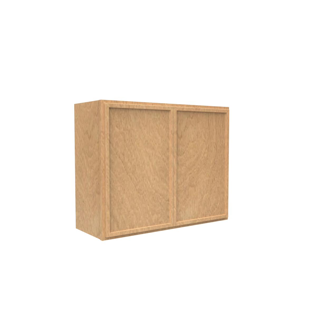 RTA - Slim Shaker Karamel - 24" Height Double Door Wall Cabinets - 30"W x 24"H x 12"D