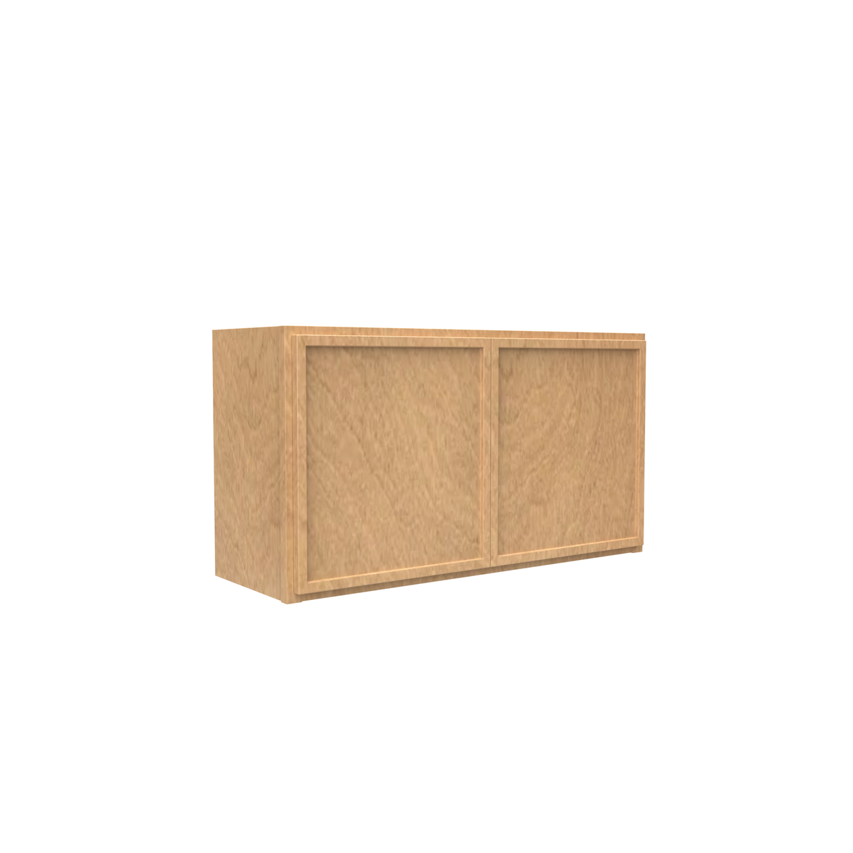 RTA - Slim Shaker Karamel - 18"Height Double Door Wall Cabinets - 33"W x 18"H x 12"D