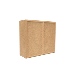 RTA - Slim Shaker Karamel - Double Door Wall Cabinet - 33