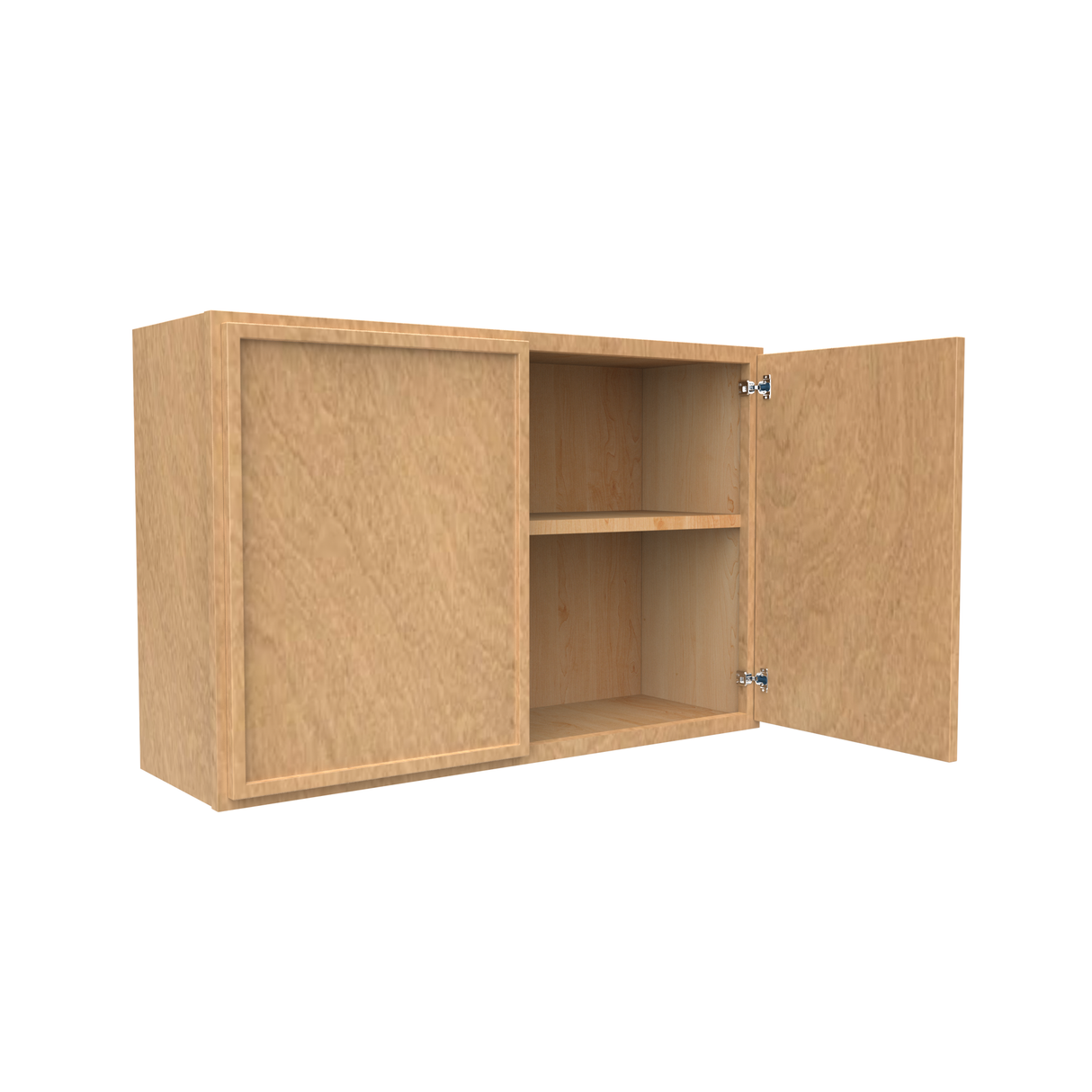 RTA - Slim Shaker Karamel - 24"Height Double Door Wall Cabinets - 36"W x 24"H x 12"D