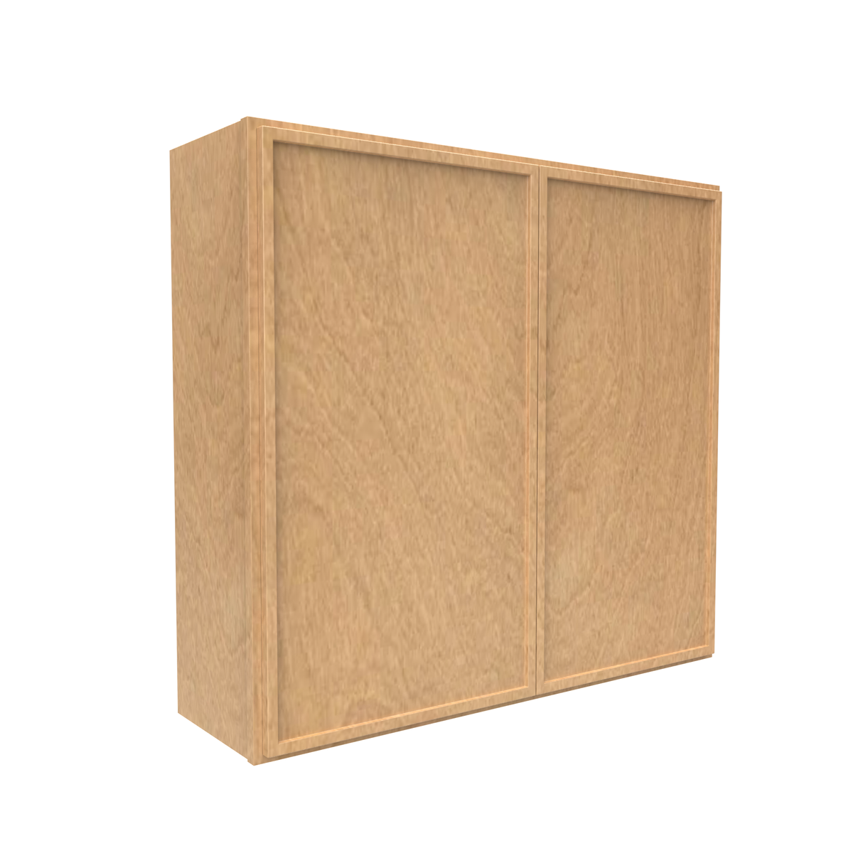 RTA - Slim Shaker Karamel - 36"Height Double Door Wall Cabinets - 39"W x 36"H x 12"D