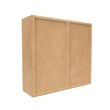 RTA - Slim Shaker Karamel - 36"Height Double Door Wall Cabinets - 39"W x 36"H x 12"D