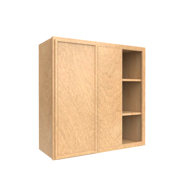 RTA - Slim Shaker Karamel - Wall Blind Corner Cabinets - 30