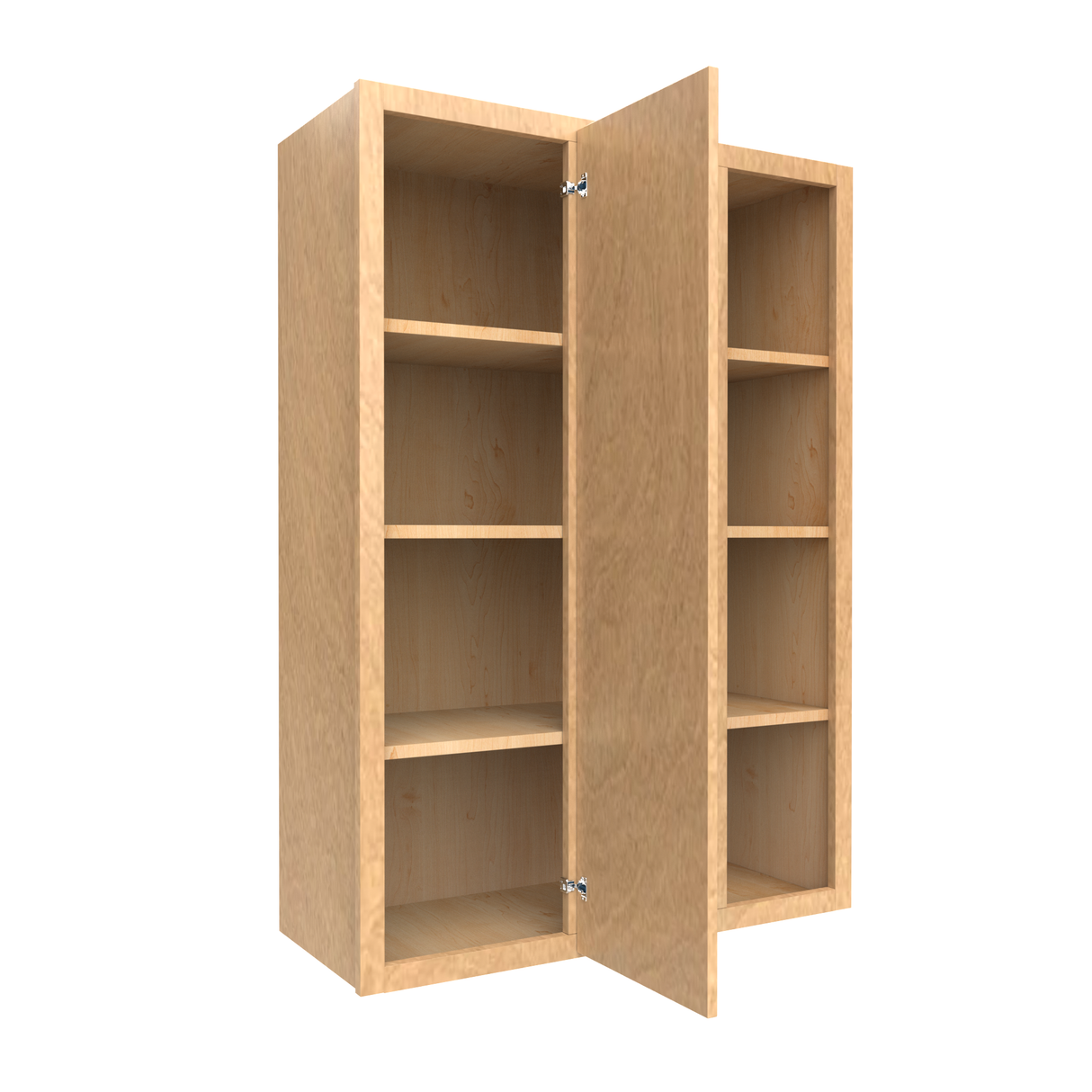 RTA - Slim Shaker Karamel - Wall Blind Corner Cabinets - 30"W x 42"H x 12"D