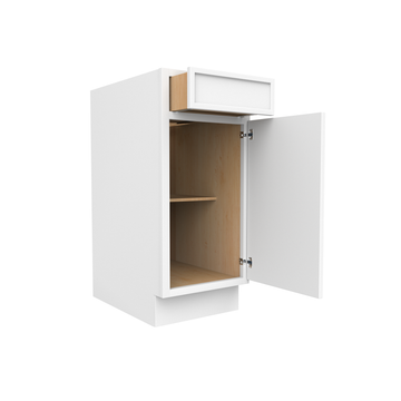 Slim Shaker Oatmeal - Single Door Cabinets - 15