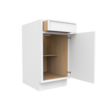 RTA - Slim Shaker Oatmeal - Single Door Cabinets - 18"W x 34.5"H x 24"D