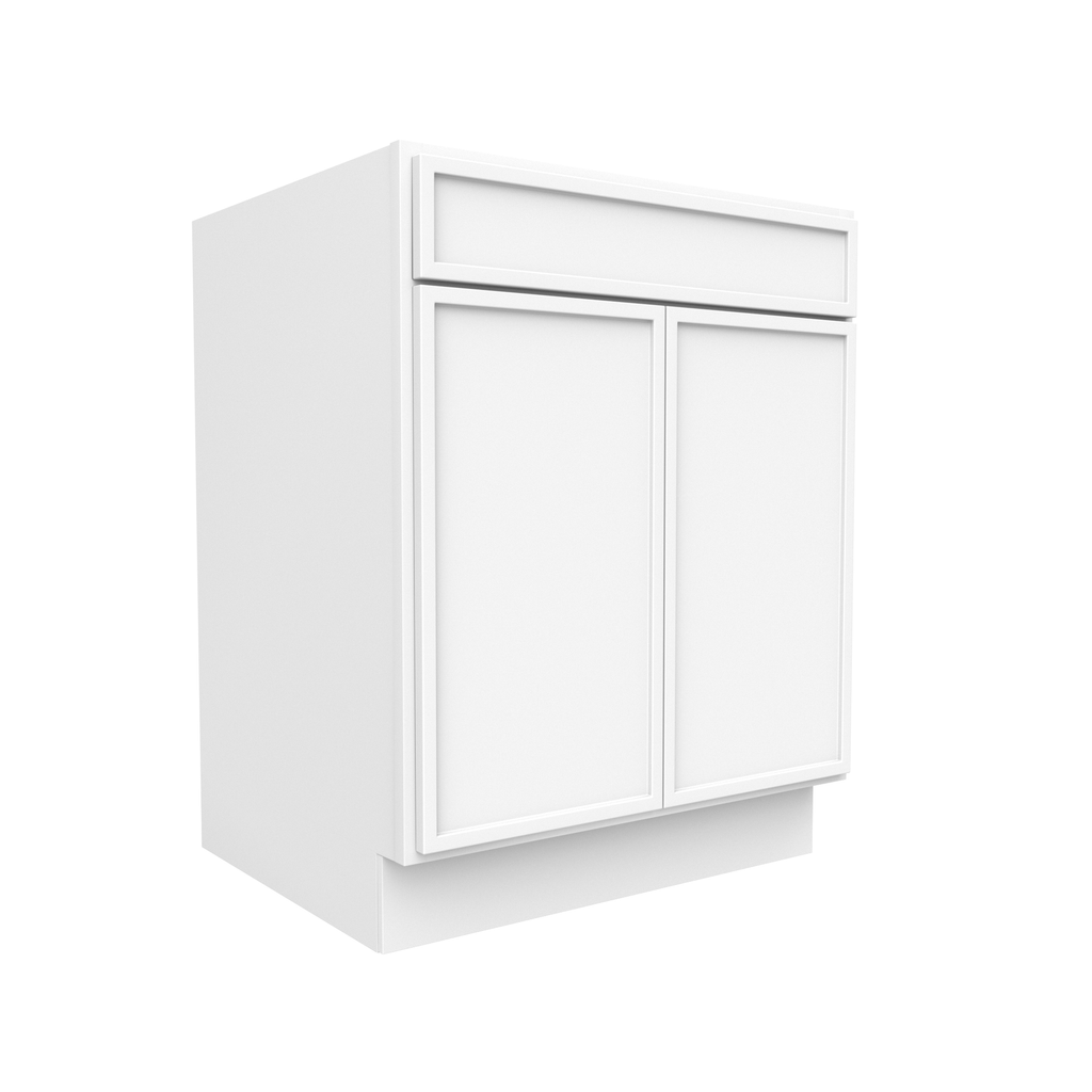 Slim Shaker Oatmeal - Double Door Cabinets - 27