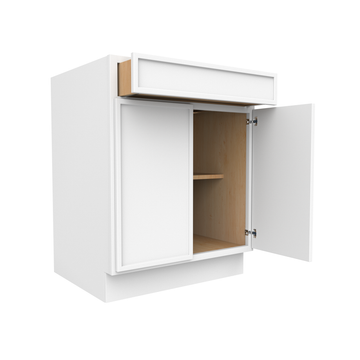 Slim Shaker Oatmeal - Double Door Cabinets - 27