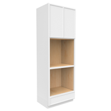 RTA - Slim Shaker Oatmeal - Double Oven Cabinets - 33"W x 96"H x 24"D