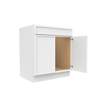 RTA - Slim Shaker Oatmeal - Sink Base Cabinets - 30