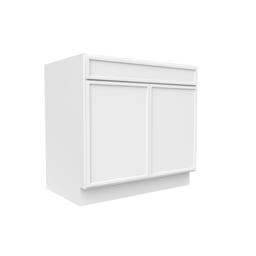 Slim Shaker Oatmeal - 36 Inch Sink Base Cabinet - 36