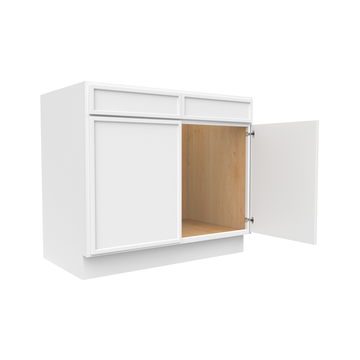 RTA - Slim Shaker Oatmeal - Sink Base Cabinets - 39