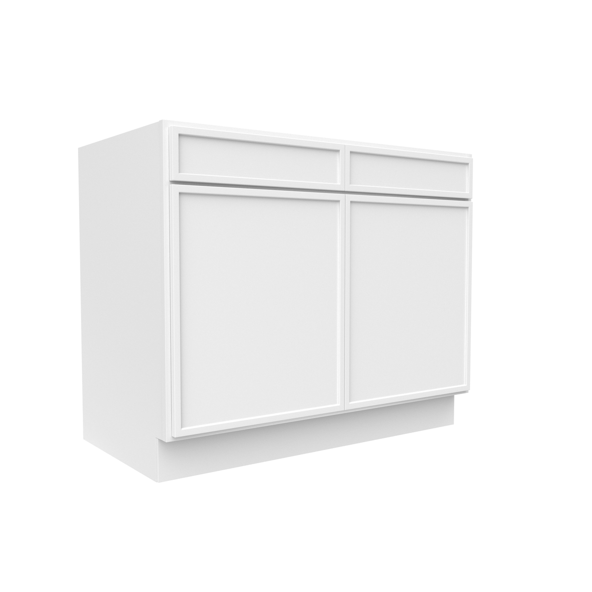 RTA - Slim Shaker Oatmeal - Sink Base Cabinets - 42"W x 34.5"H x 24"D