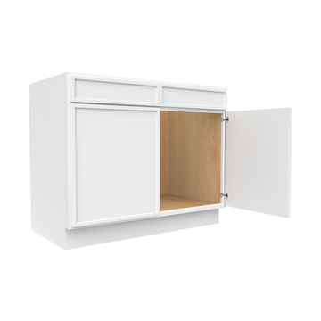 RTA - Slim Shaker Oatmeal - Sink Base Cabinets - 42