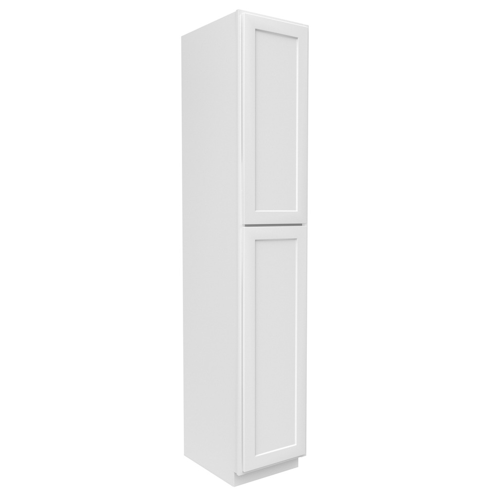 Slim Shaker Oatmeal - 18 Inch Single Door Pantry Tall Cabinet - 18
