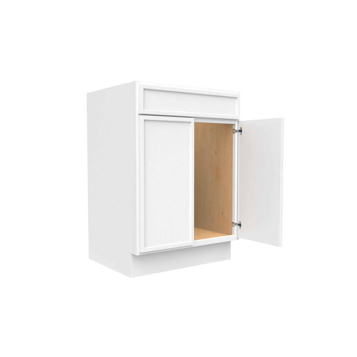 RTA - Slim Shaker Oatmeal - Vanity Sink Base Cabinets - 24"W x 34.5"H x 21"D