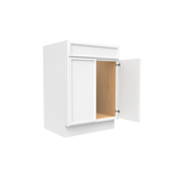RTA - Slim Shaker Oatmeal - Vanity Sink Base Cabinets - 24"W x 34.5"H x 21"D