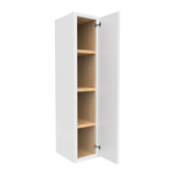 RTA - Slim Shaker Oatmeal - 42"Height Single Door Wall Cabinets - 9"W x 42"H x 12"D