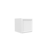RTA - Slim Shaker Oatmeal - Single Door Wall Cabinets - 12"W x 12"H x 12"D
