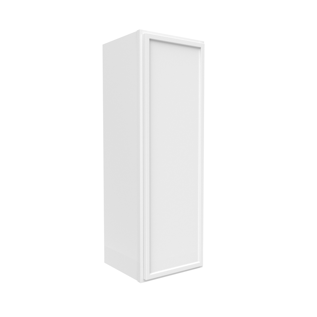 Slim Shaker Oatmeal - 12 Inch Height Single Door Wall Cabinet - 12