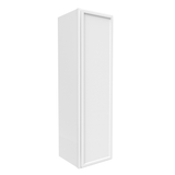 RTA - Slim Shaker Oatmeal - 42"Height Single Door Wall Cabinets - 12"W x 42"H x 12"D