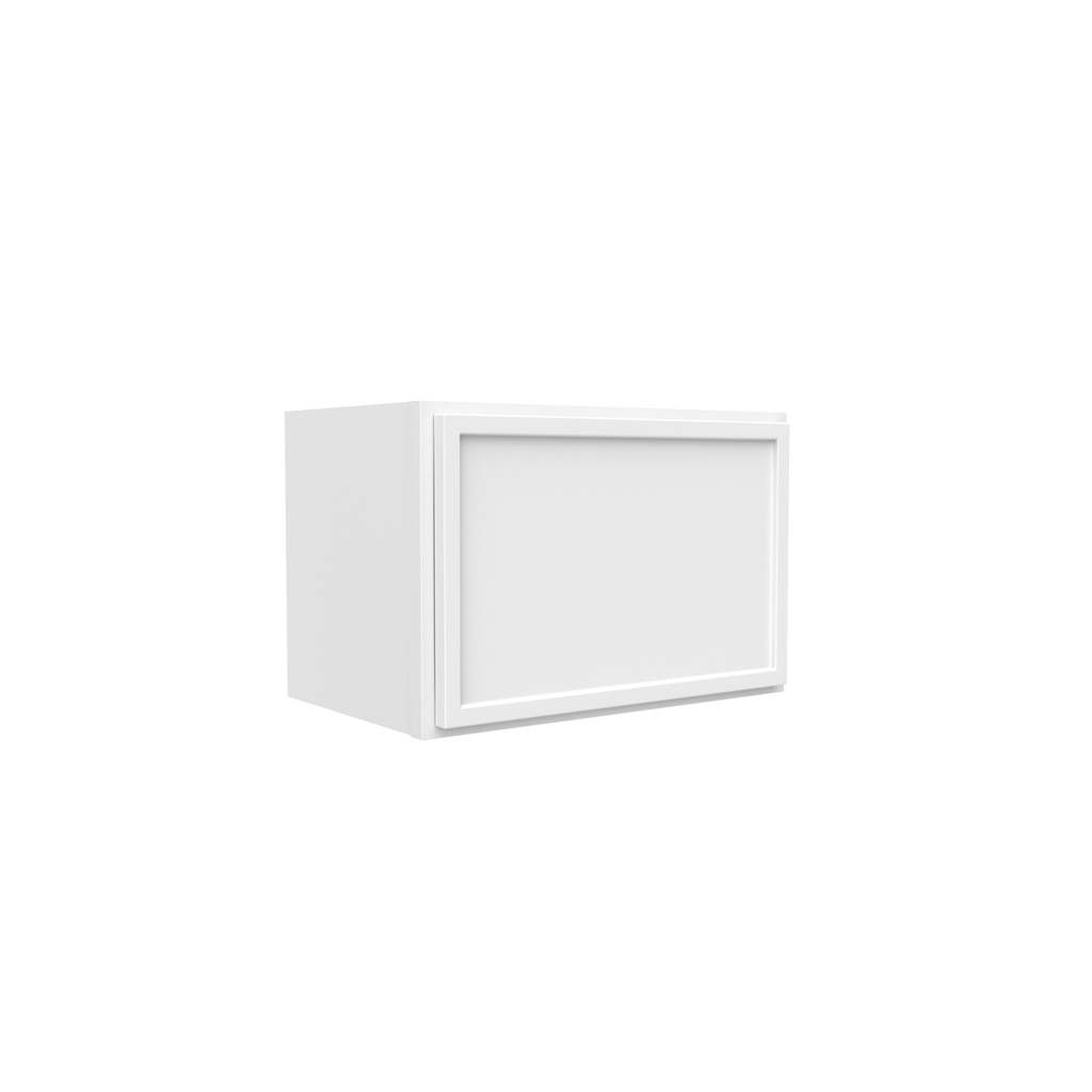 RTA - Slim Shaker Oatmeal - Single Door Wall Cabinets - 18