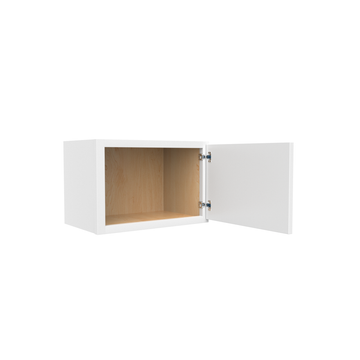 Slim Shaker Oatmeal - Single Door Wall Cabinets - 18