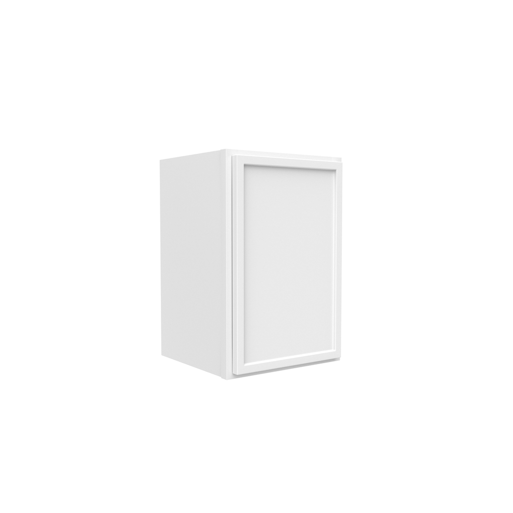Slim Shaker Oatmeal - 21 Inch Height Single Door Wall Cabinet - 21