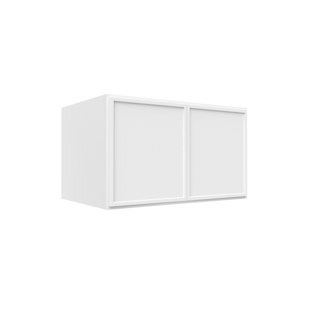 Slim Shaker Oatmeal - 36 Inch Deep Double Door Wall Cabinet - 36