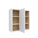 RTA - Slim Shaker Oatmeal - Wall Blind Corner Cabinets - 30"W x 30"H x 12"D