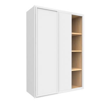 Slim Shaker Oatmeal - Wall Blind Corner Cabinets - 30