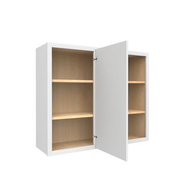 RTA - Slim Shaker Oatmeal - Wall Blind Corner Cabinets - 36