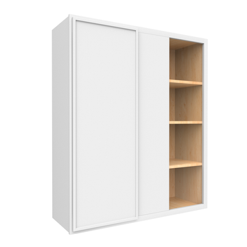 Slim Shaker Oatmeal - Wall Blind Corner Cabinets - 36