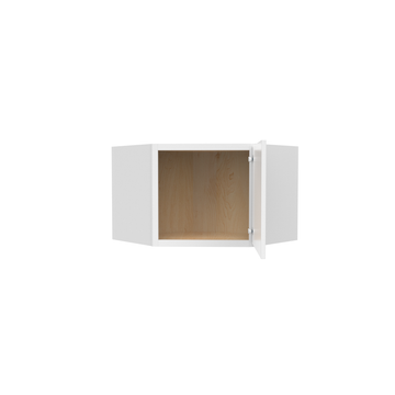 Slim Shaker Oatmeal - Diagonal Corner Wall Cabinets - 24