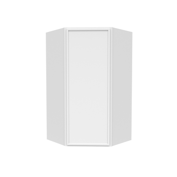 Slim Shaker Oatmeal - Diagonal Corner Wall Cabinets - 24