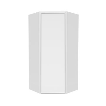 Slim Shaker Oatmeal - Diagonal Corner Wall Cabinets - 24