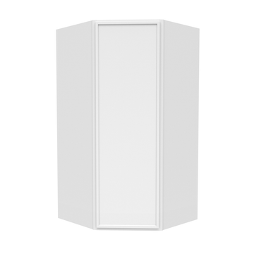 Slim Shaker Oatmeal - Diagonal Corner Wall Cabinets - 27