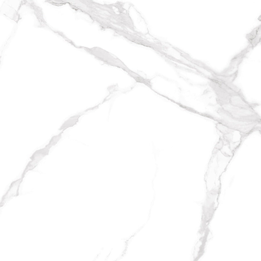 Statuario Cara 24 in. x 48 in. x 8.5 mm Thickness, Polished Porcelain Marble Look Tile (15.5 sq. ft./Case & 2 PCS/Case)