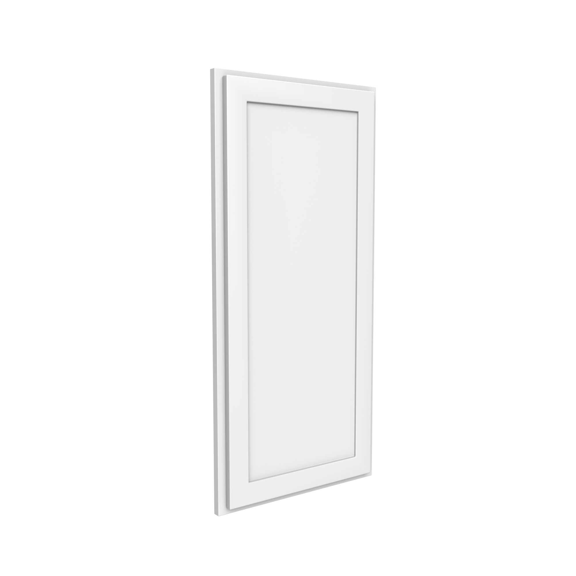 Angle Wall Cabinet - 12W x 36H x 12D - Aria White Shaker