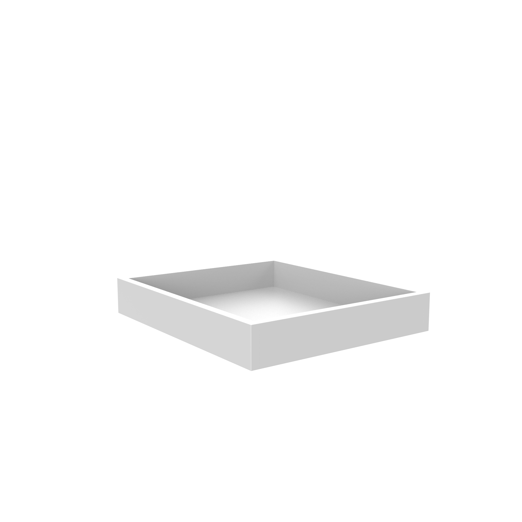 Roll Out Tray for Cabinets - Fits B18 - Aria White Shaker Cabinet - RTA