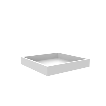 Roll Out Tray for Cabinets - Fits B21 - Aria White Shaker Cabinet - RTA