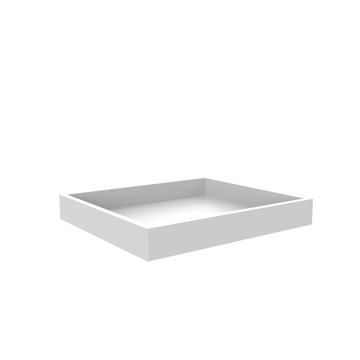 Roll Out Tray for Cabinets - Fits B24 - Aria White Shaker Cabinet
