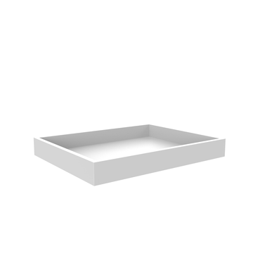 Roll Out Tray for Cabinets - Fits B27 - Aria White Shaker Cabinet